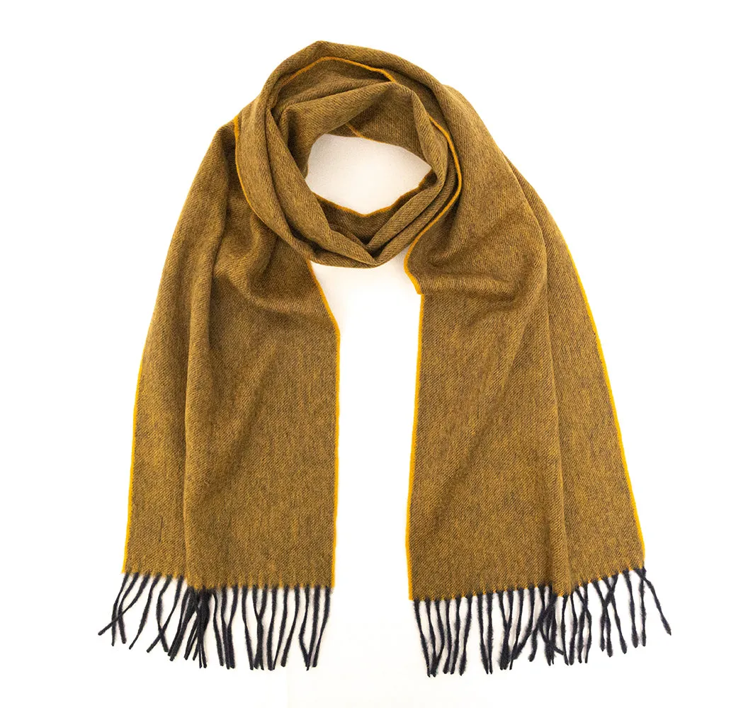 Mustard Pure Cashmere Sandford Scarf