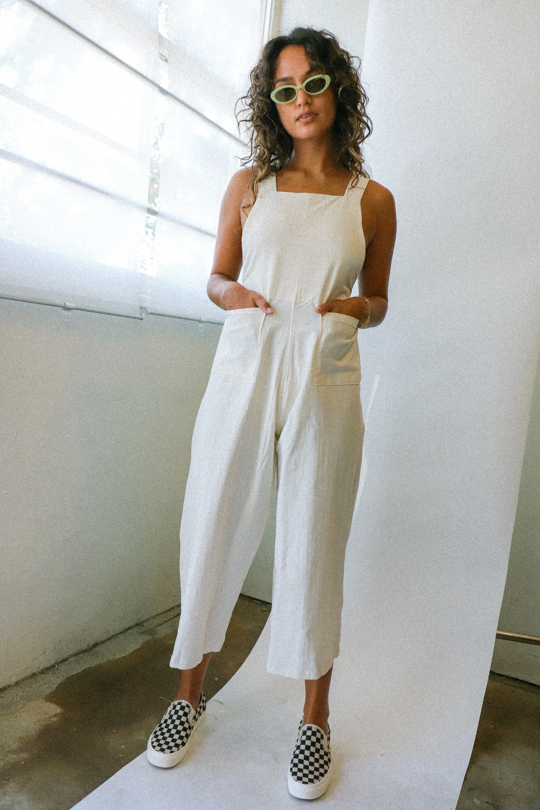 Natural Condesa Jumpsuit