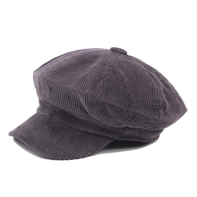 Newsboy Cap Beret Winter Hats For Women Men Octagonal Cap Painter Hat