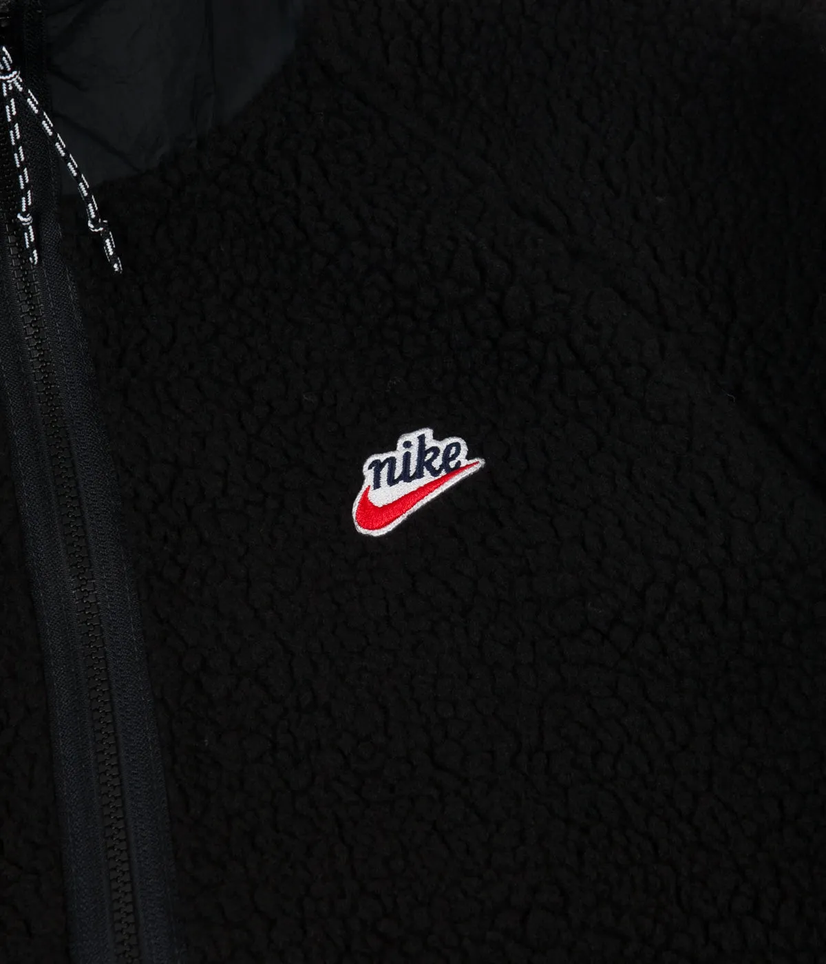 Nike Winter Fleece Jacket - Black / Off Noir