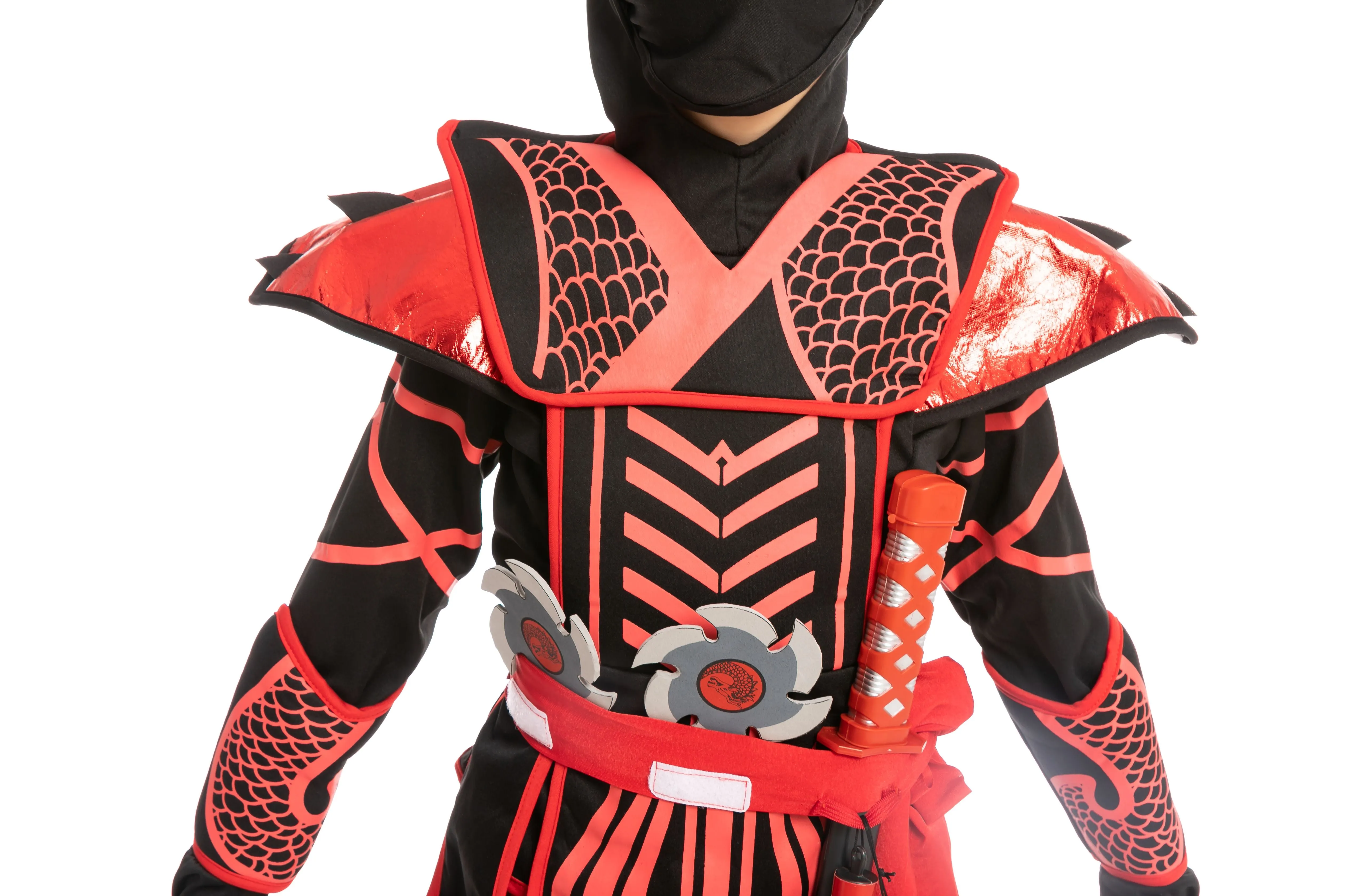 Obstacle Course Competitor Red/Black Costume Cosplay- Child