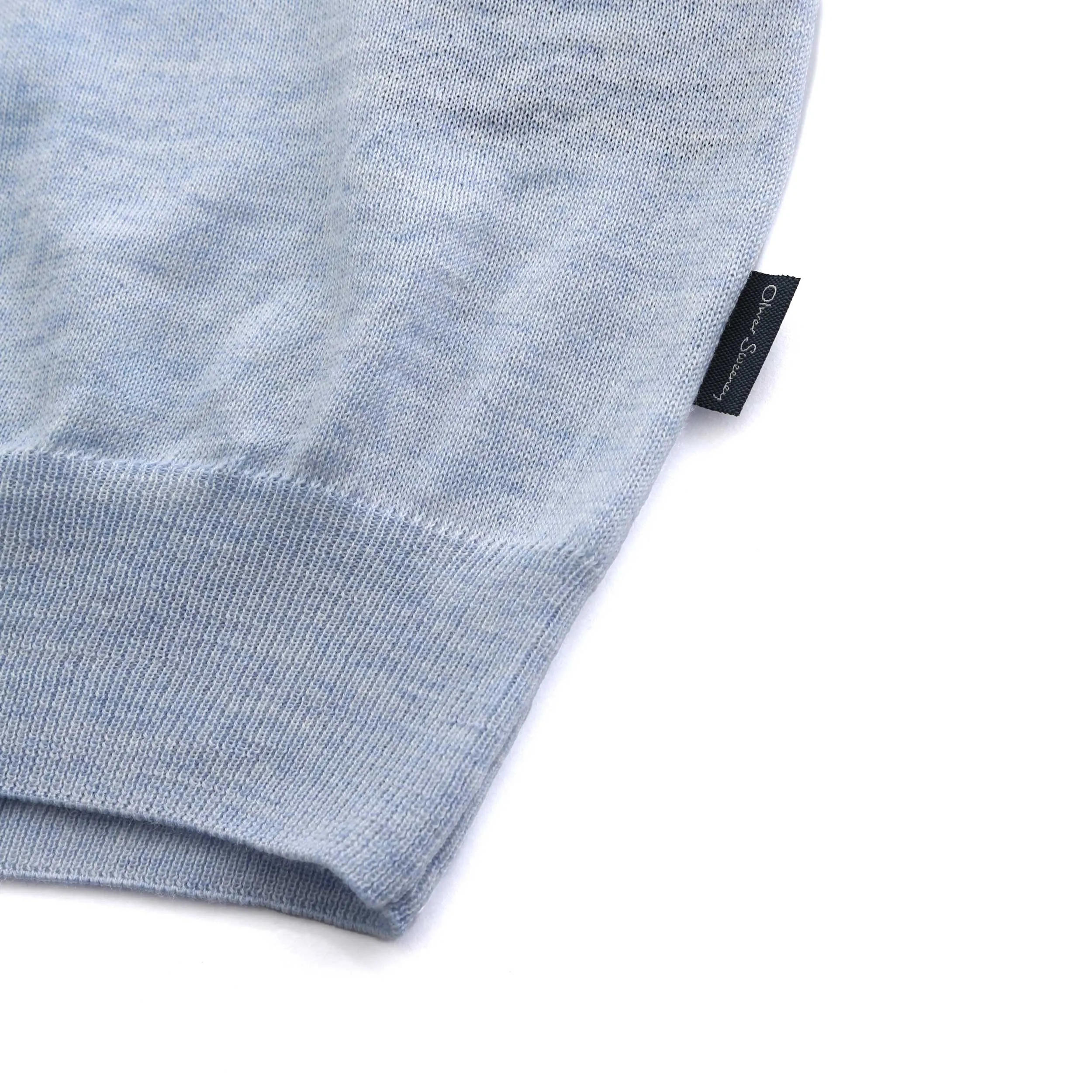 Oliver Sweeney Covehithe Polo Knitwear in Light Blue