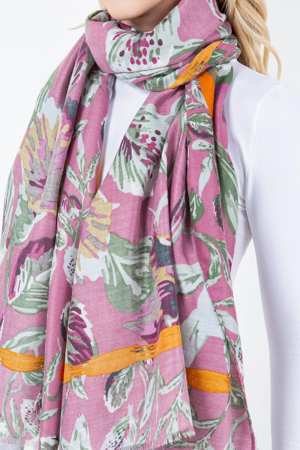 OP-4302 Floral Scarf