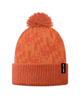 Orange Maryland Flag / Knit Beanie Cap w/ Pom-Pom