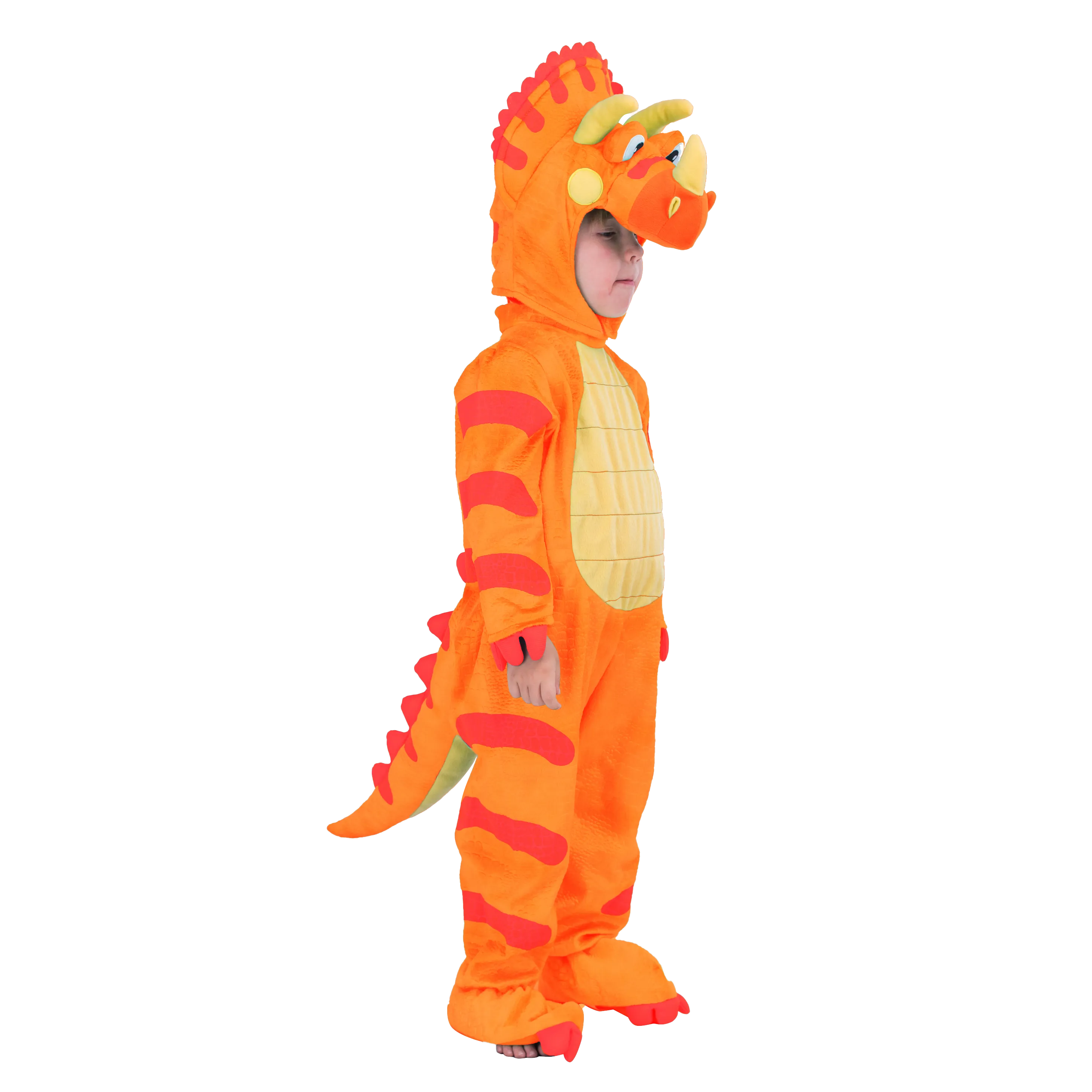 Orange Triceratops Costume - Child