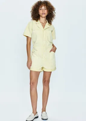 Parker Romper - Soft Honey Snow