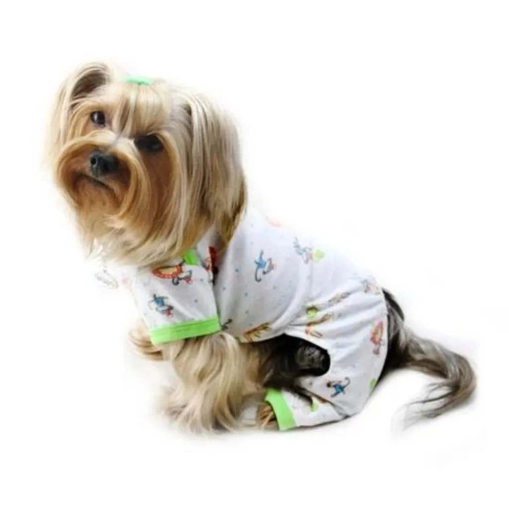 Party Animal Knit Cotton Dog Pajamas