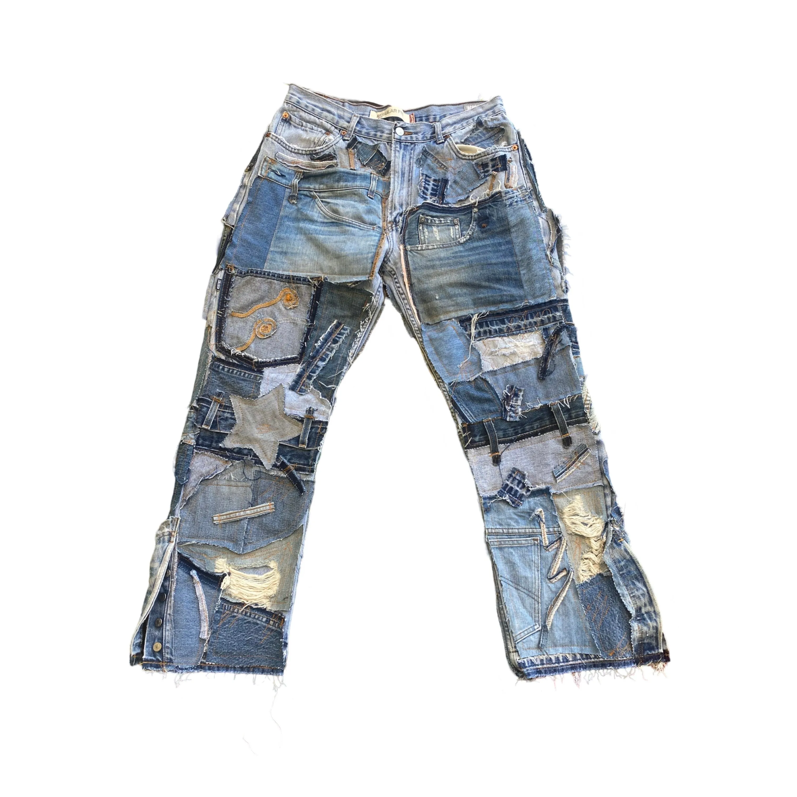 Patchwork Detail Denim // RANDOM SELECTION