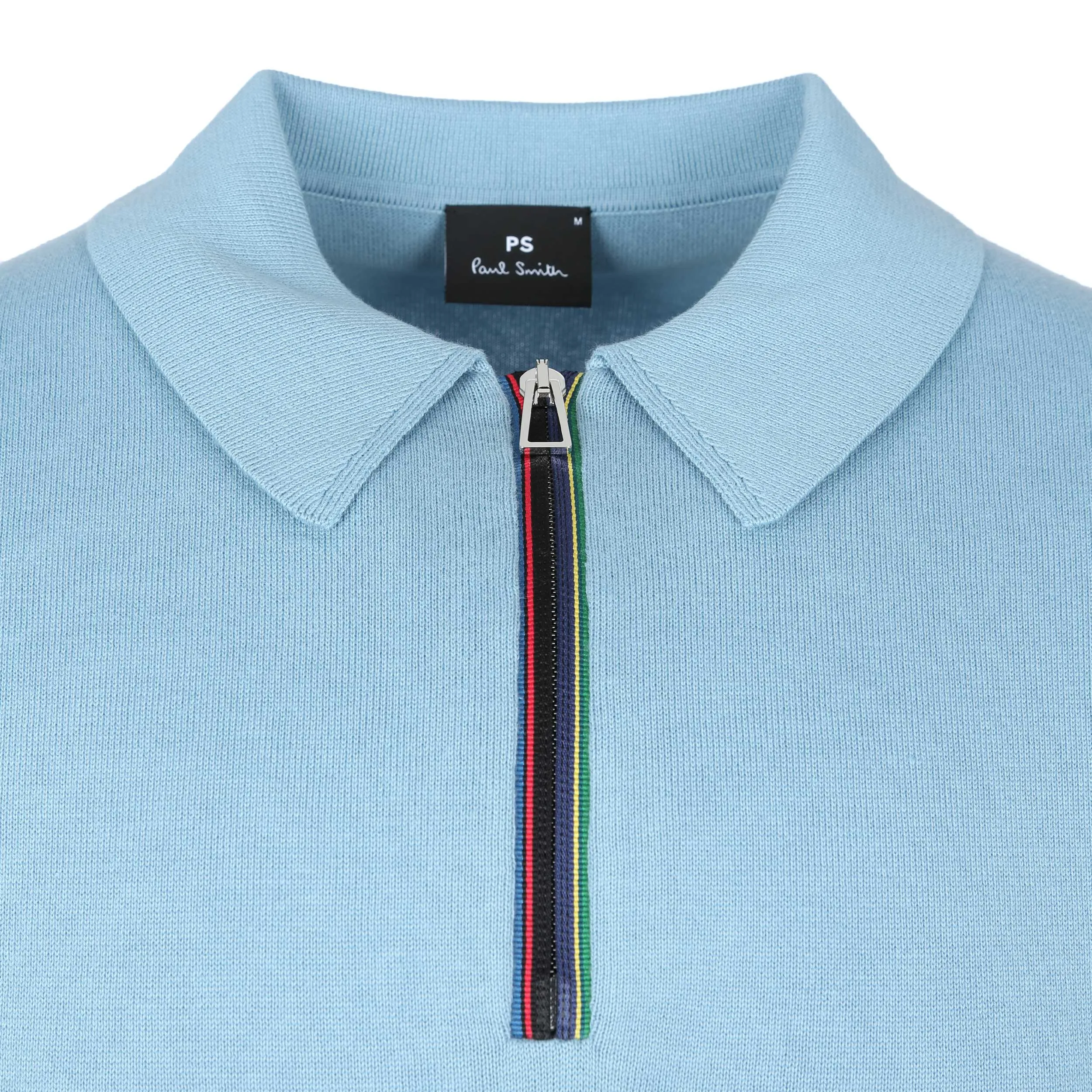 Paul Smith SS Polo Knitwear in Sky Blue