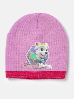 Paw Patrol "Everest" Baby Girl Knitted Beanie Hat - Lilac Pink