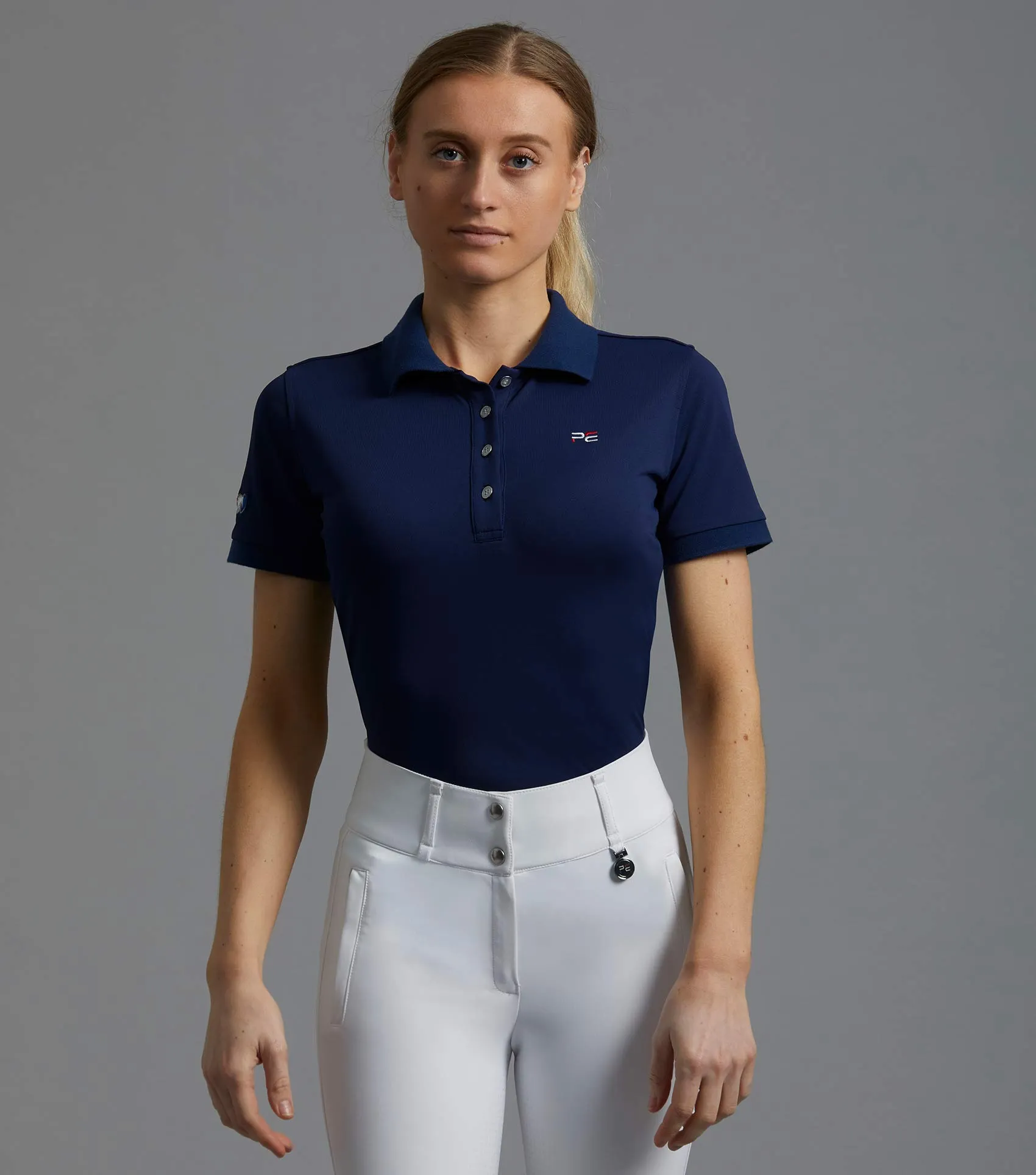 PE Ladies Team Polo Shirt Navy