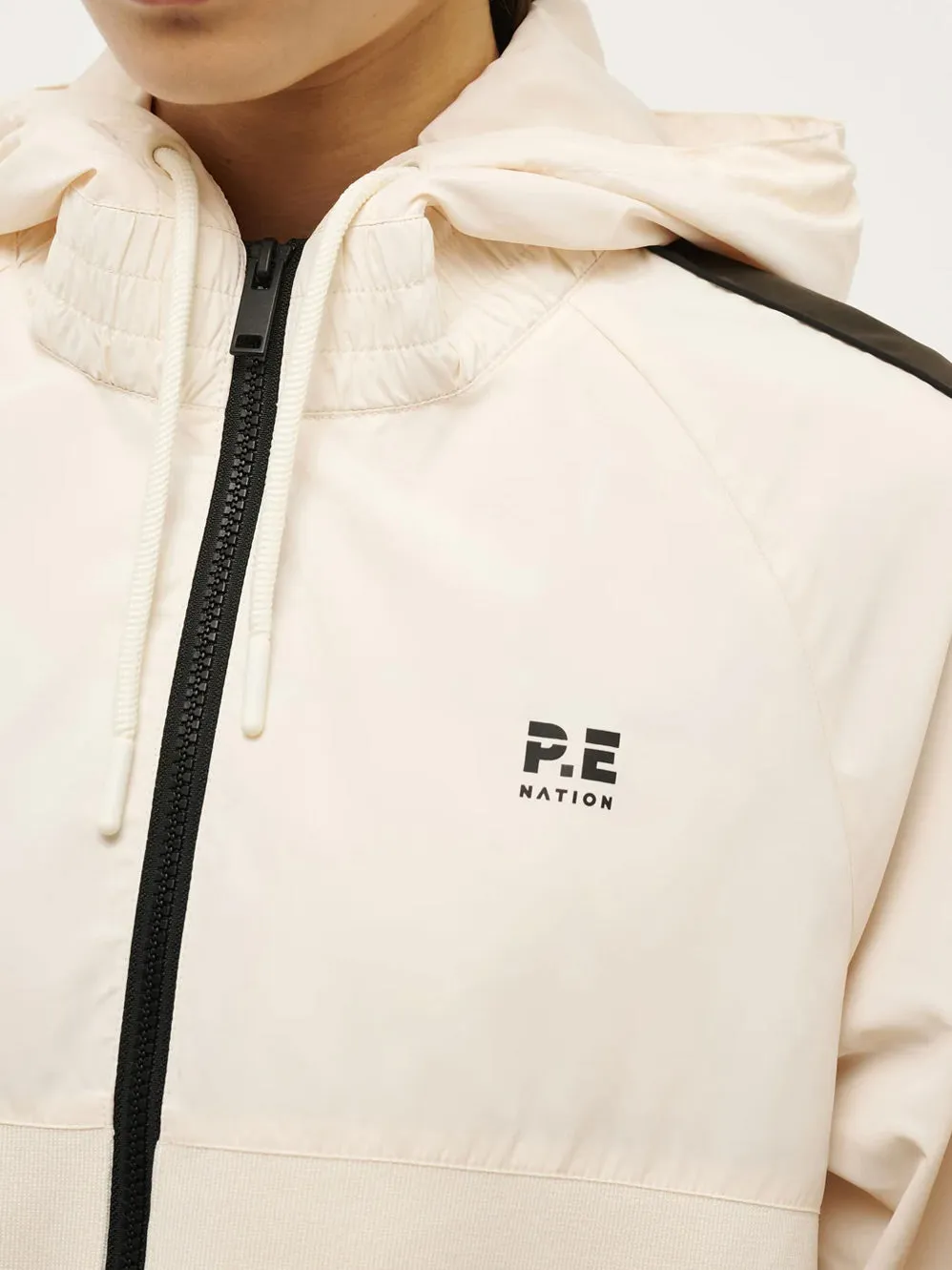 P.E NATION CROPPED MAN DOWN JACKET