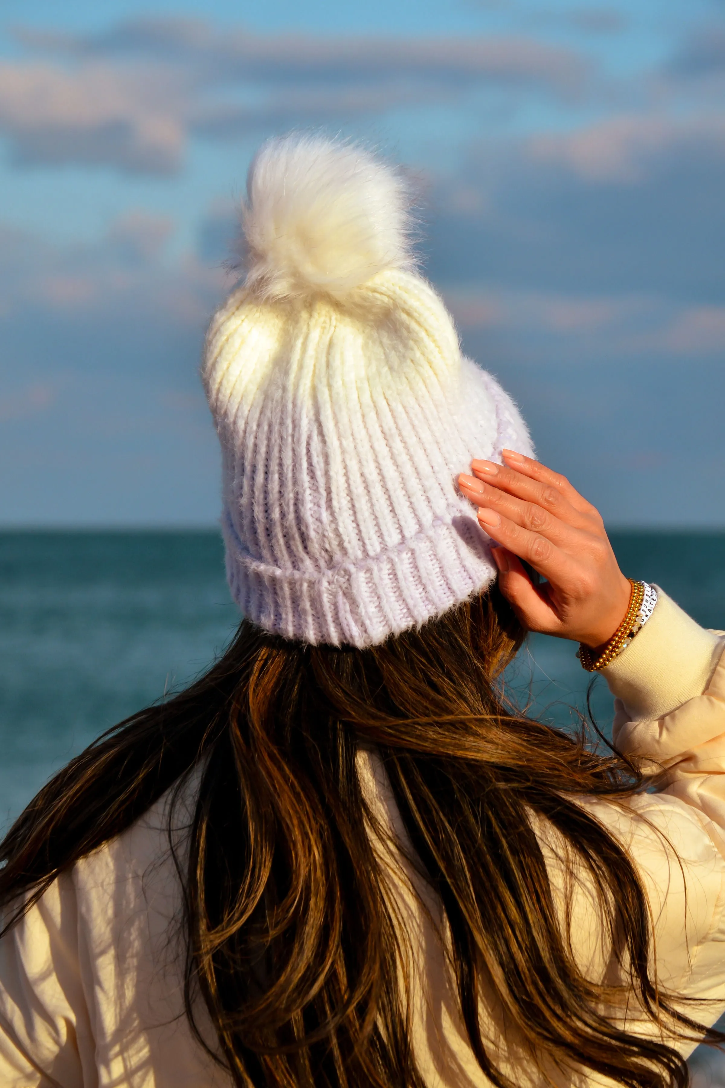 Pink & Purple Ombre Beanie