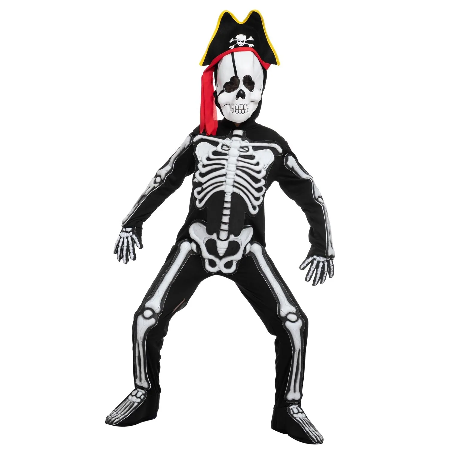 Pirate Skeleton Costume Cosplay - Child