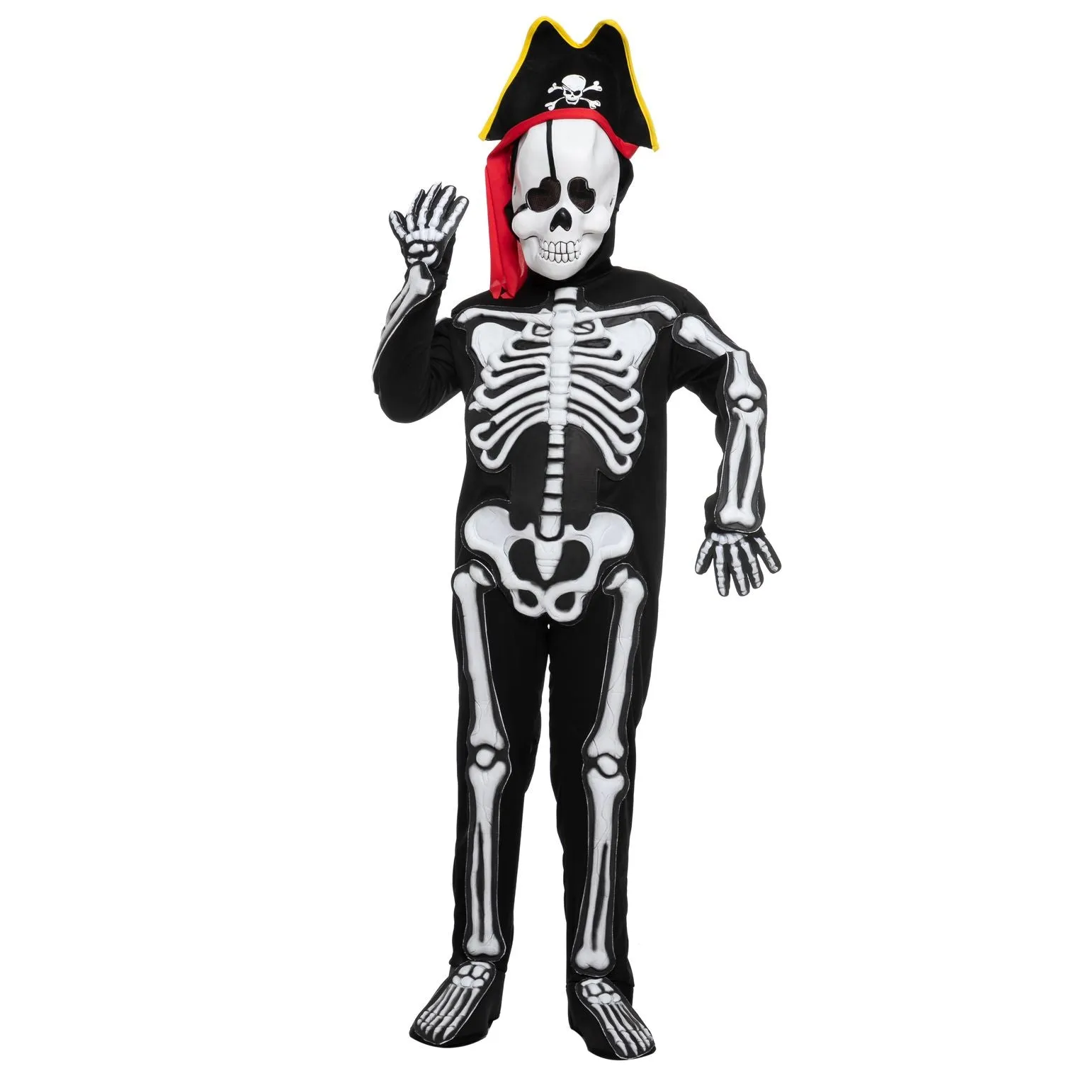 Pirate Skeleton Costume Cosplay - Child