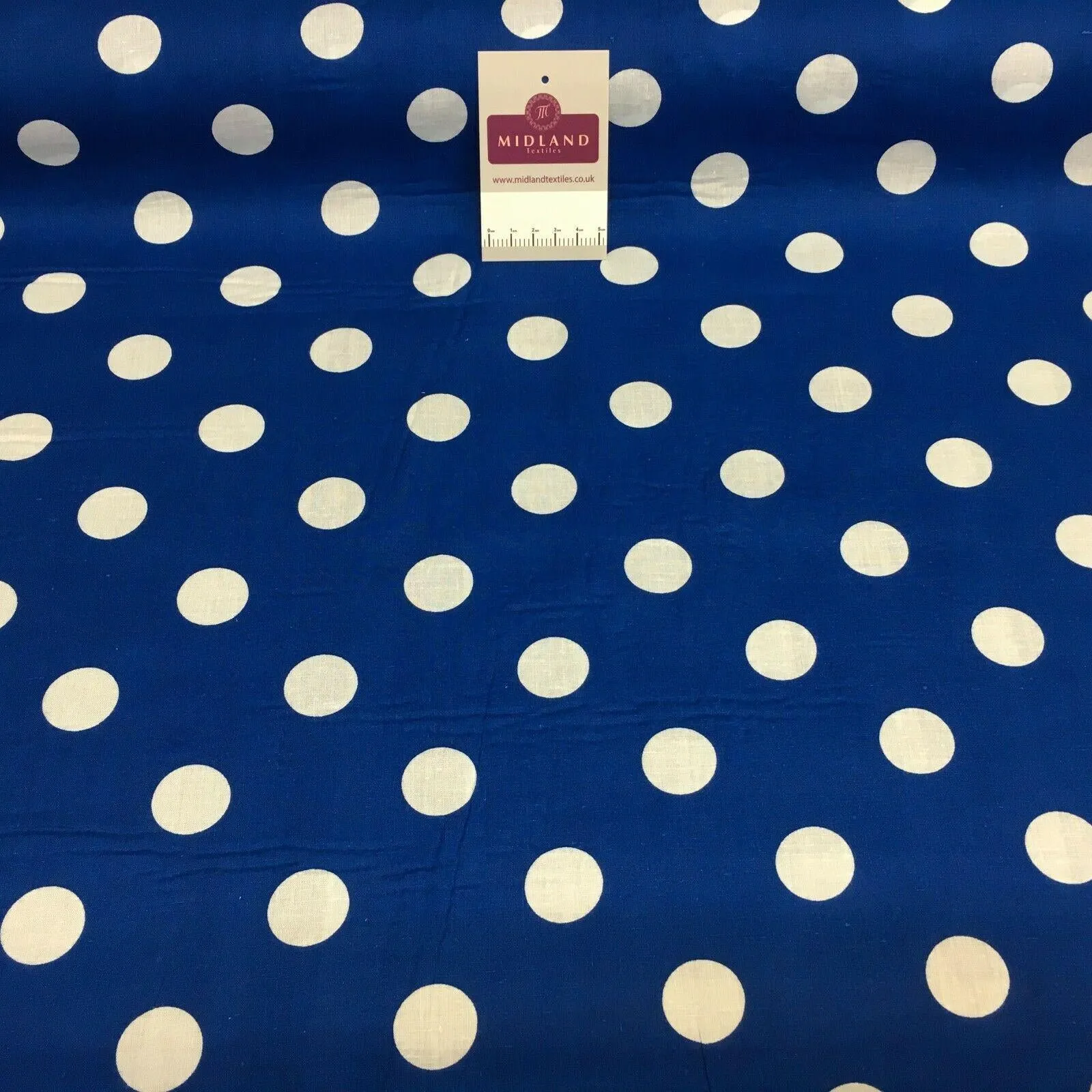 Polka Dot Spot Silky Soft 100% Cotton Lawn craft Fabric M1557 Mtex 110cm Wide