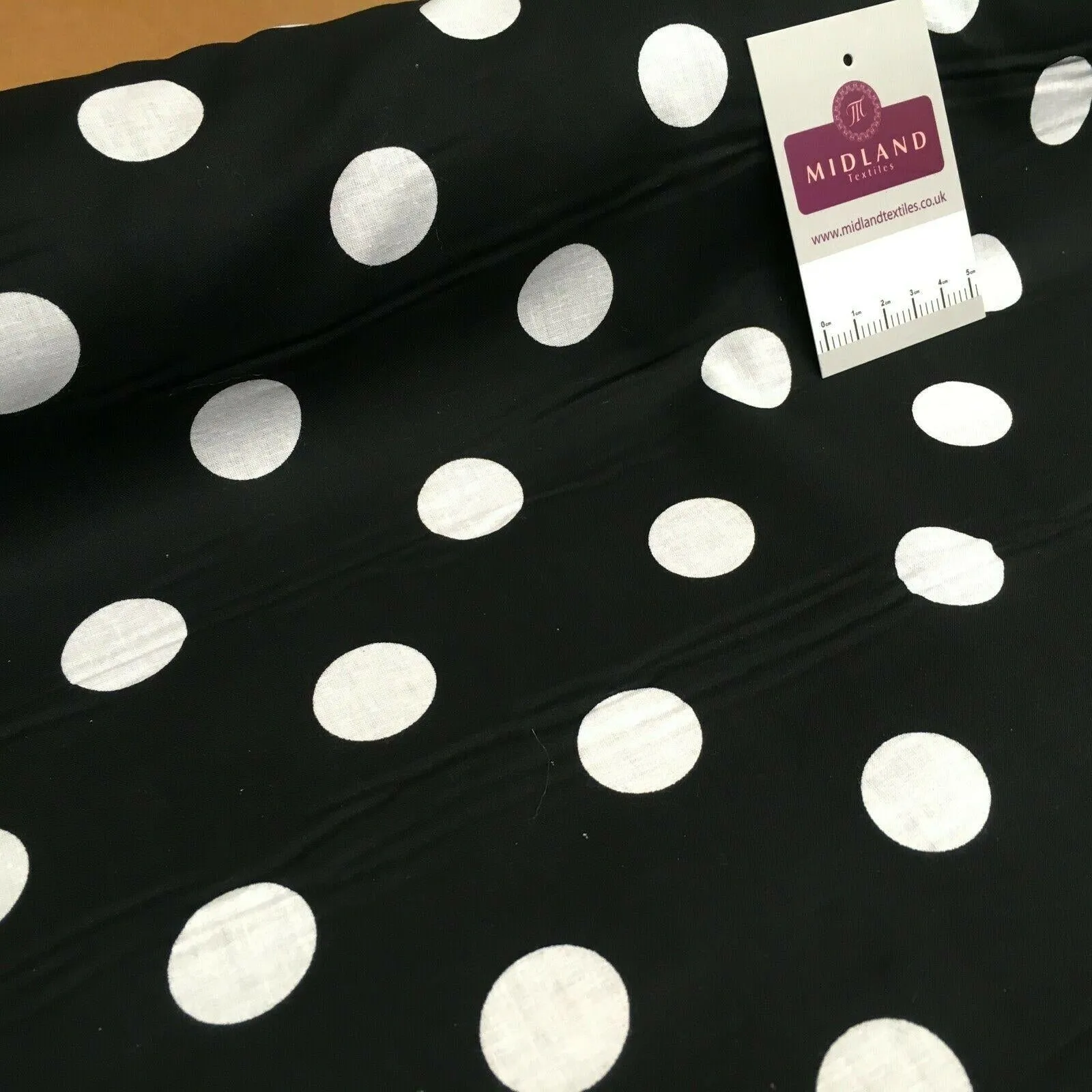 Polka Dot Spot Silky Soft 100% Cotton Lawn craft Fabric M1557 Mtex 110cm Wide