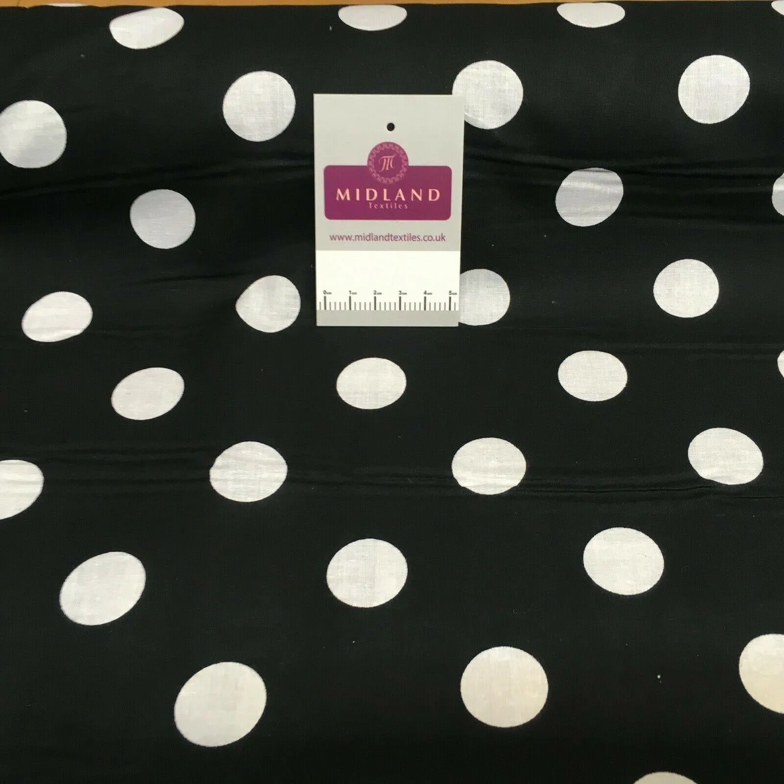 Polka Dot Spot Silky Soft 100% Cotton Lawn craft Fabric M1557 Mtex 110cm Wide