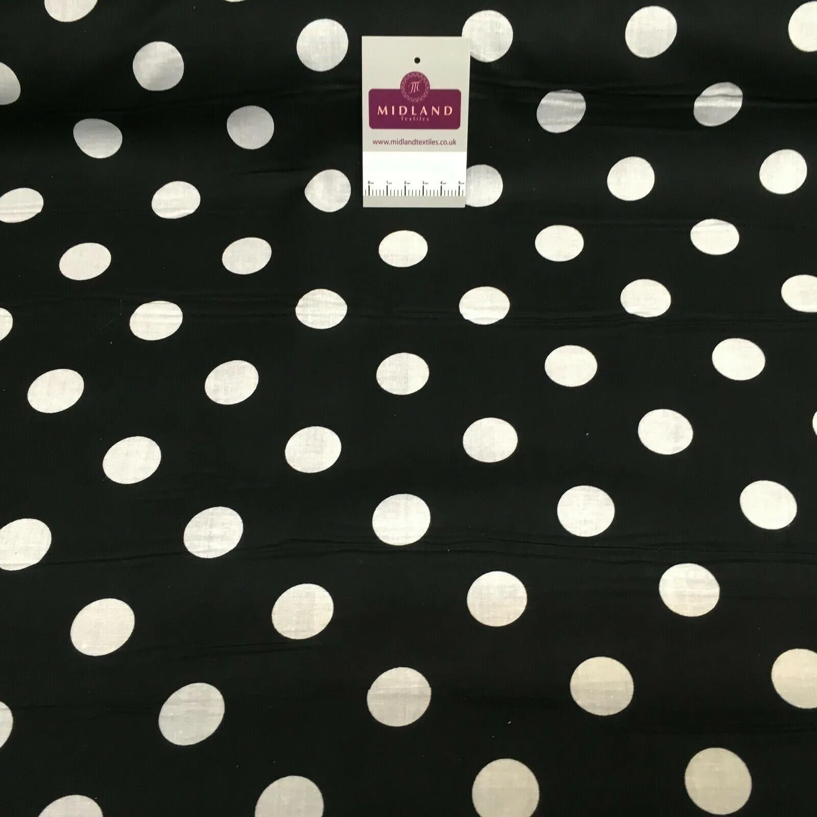 Polka Dot Spot Silky Soft 100% Cotton Lawn craft Fabric M1557 Mtex 110cm Wide