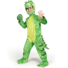 Realistic Light Green T-Rex Costume, Dinosaur Costume with Toy Egg