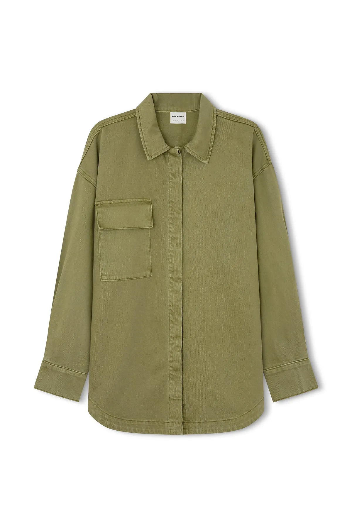 Recycled Cotton Jacket - Khaki