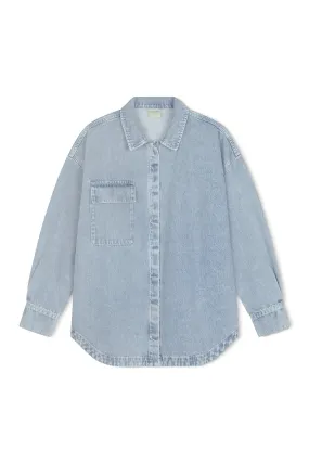 Recycled Cotton Jacket - Light Wash