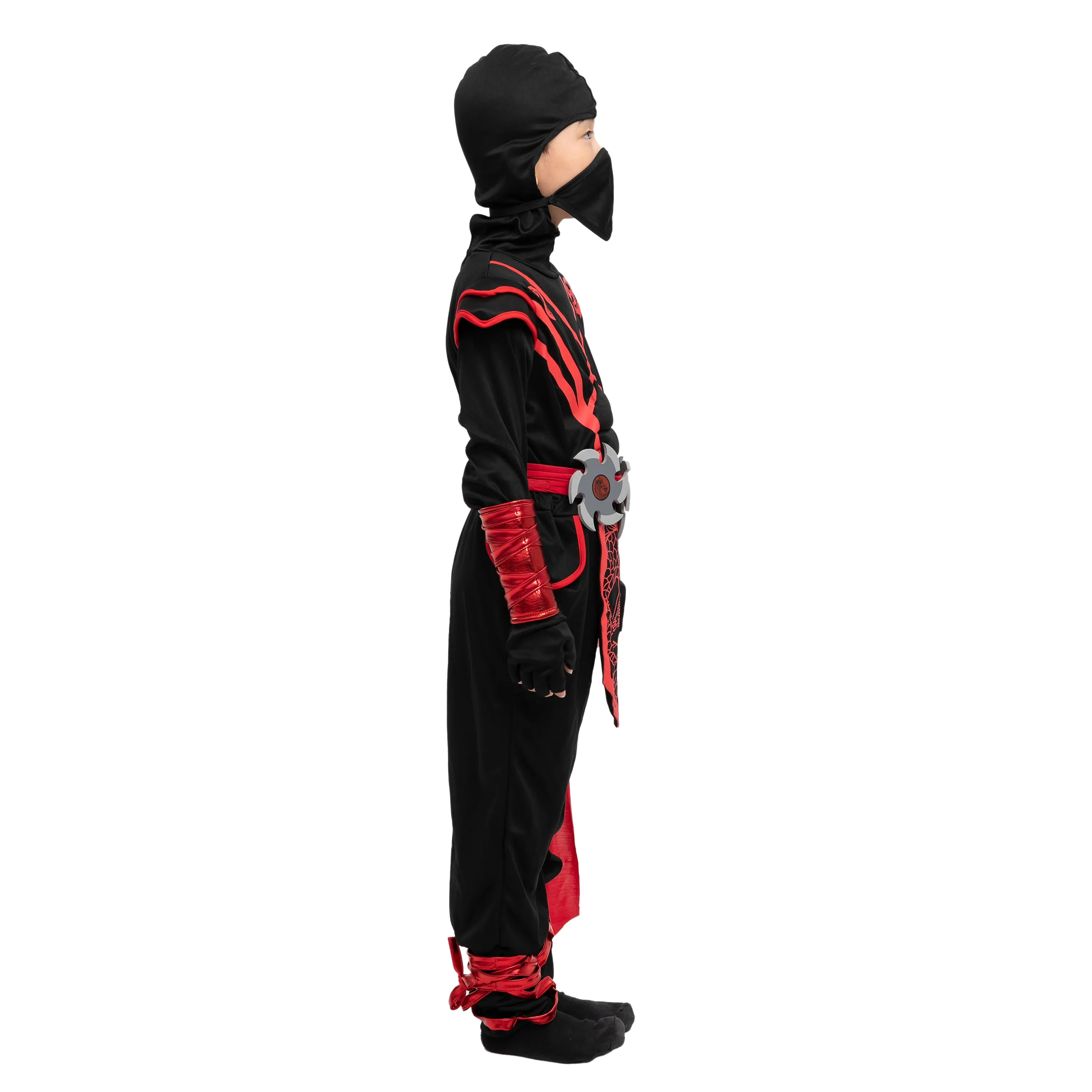 Red Ninja Costume Cosplay- Child