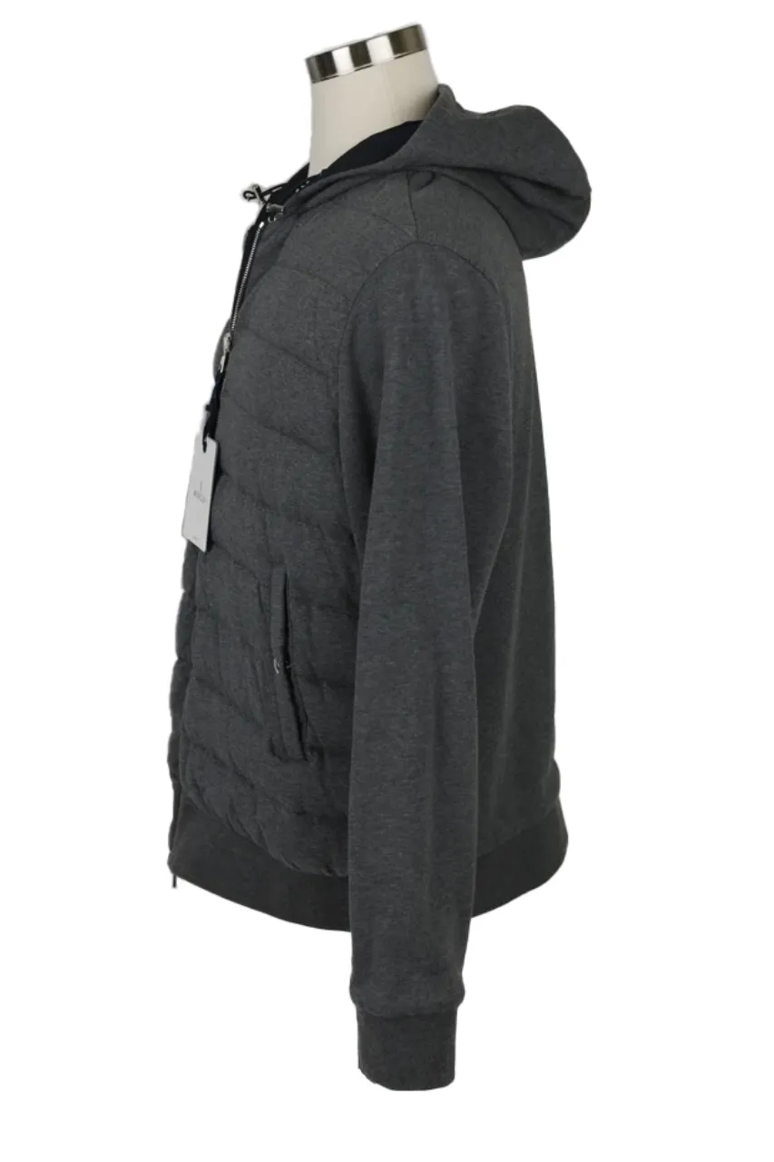 Reversible Lightweight Down Jacket-Navy/Grey