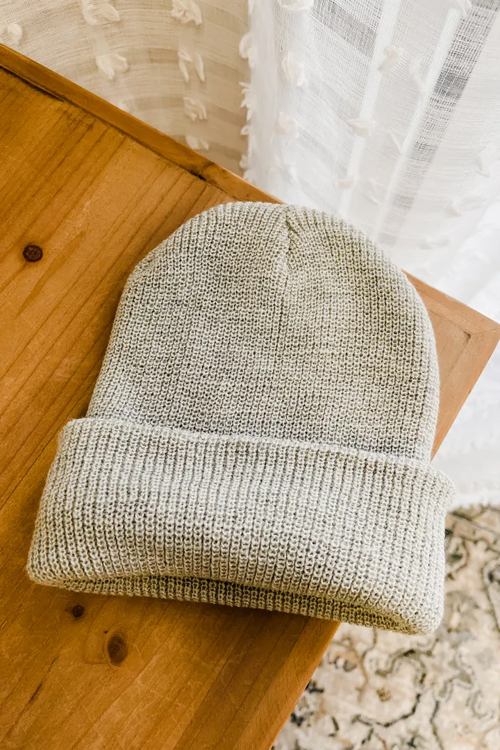 Rib Knit Beanie