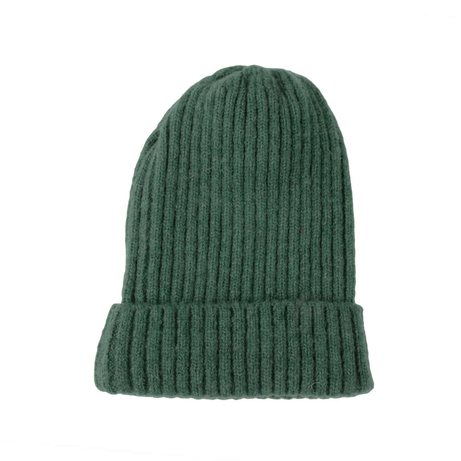 Ribbed Knit Beanie Classic Plain Warm Cuff Daily Cap XZ50075