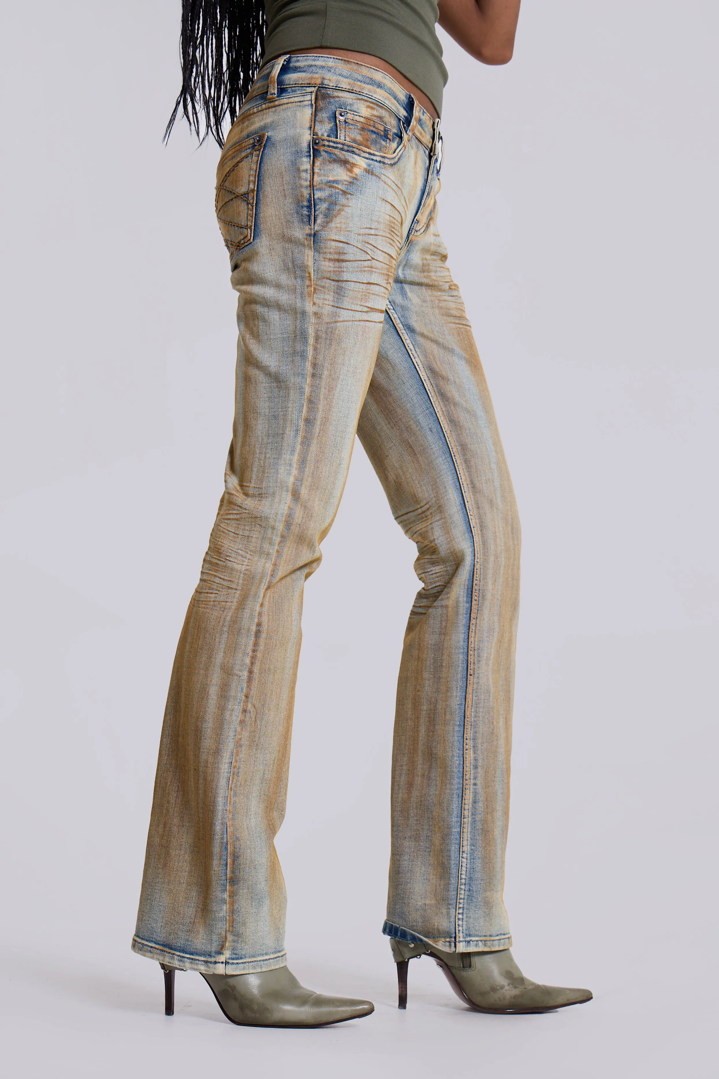 Rusted Denim Bootcut Jeans