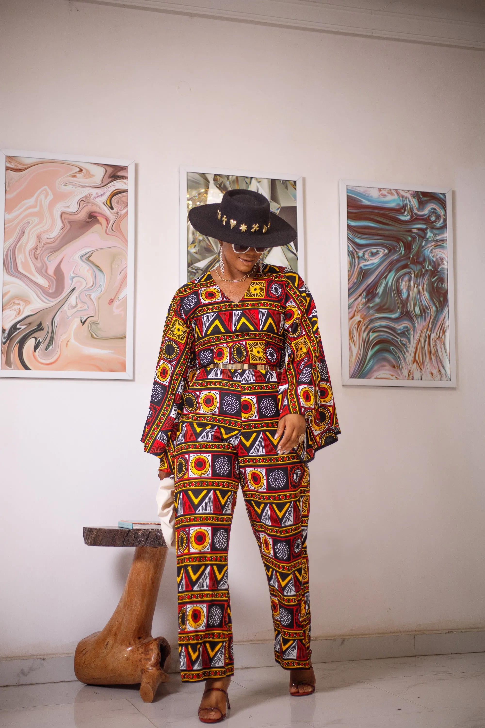 SALE AFRICAN PRINT ADEBOLA JUMPSUIT