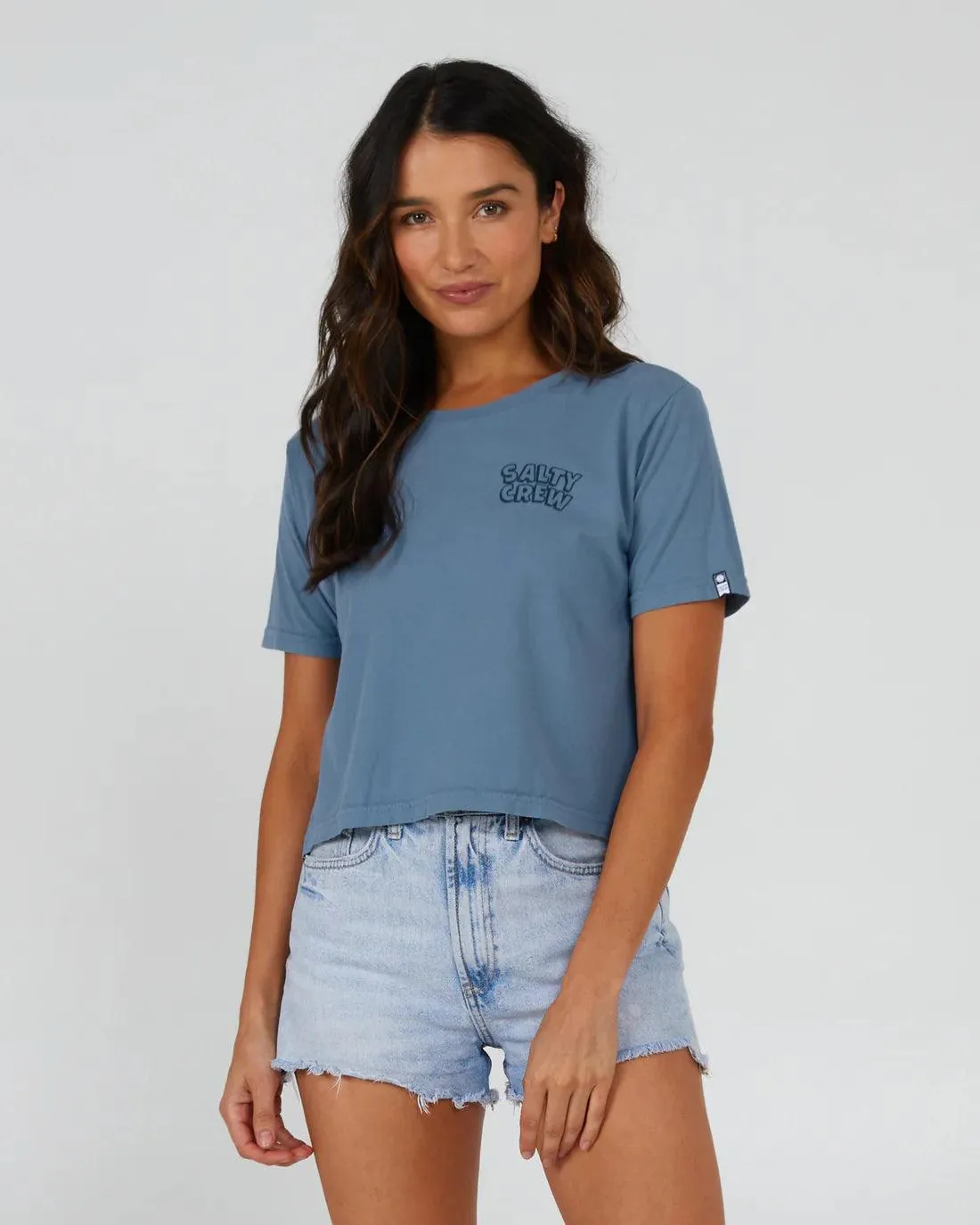 Salty Crew Women's Floats Your Boat Crop Tee