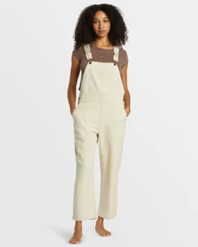 Sand Canyon Denim Overalls - White Cap