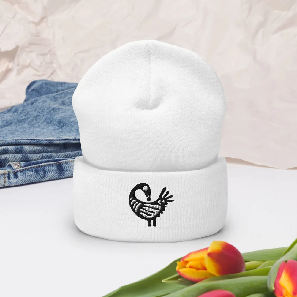 Sankofa Bird Cuffed Beanie