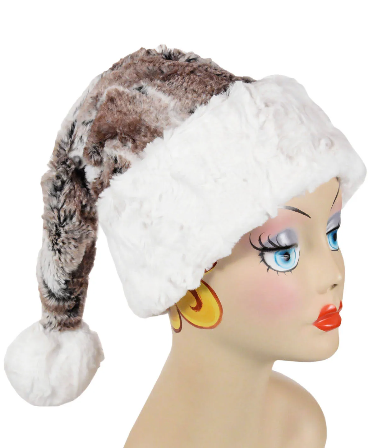 Santa Hat Style - Assorted Faux Fur and Knit Fabrics