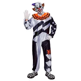 Scary Clown Costume Set Cosplay - Adult