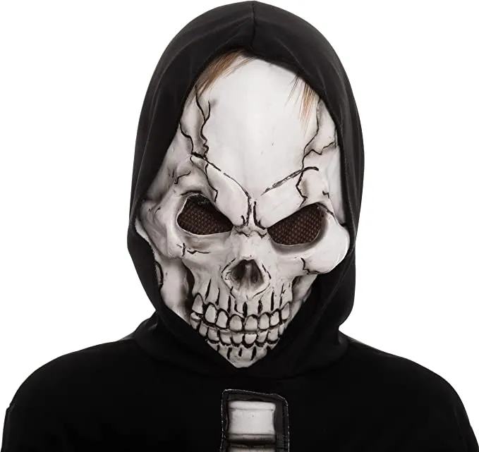 Scary Creepy Skeleton Costume for Boys, Child