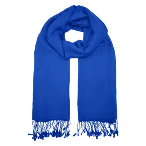 Silk/Wool Stole - Sapphire