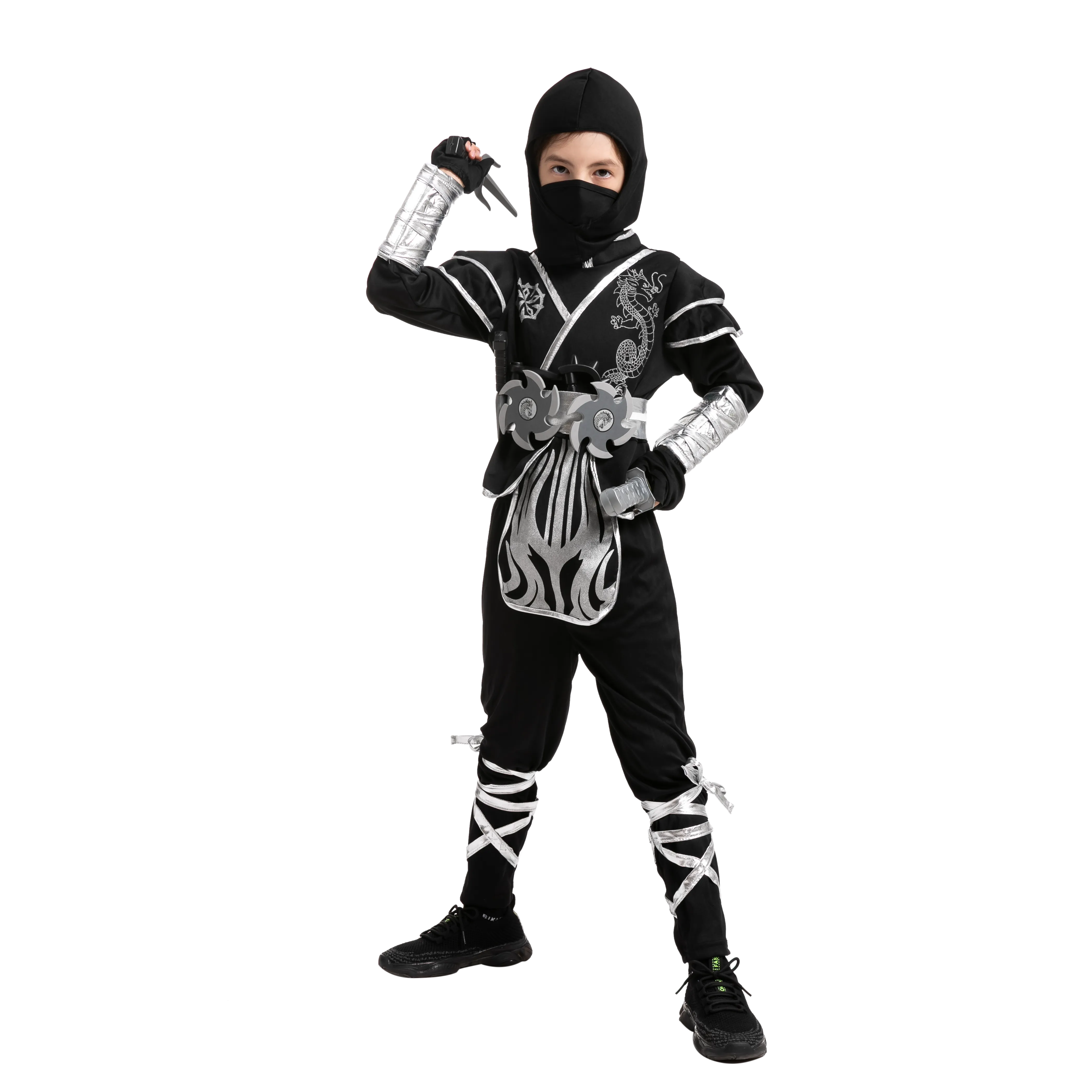 Silver Dragon Ninja Costume - Child