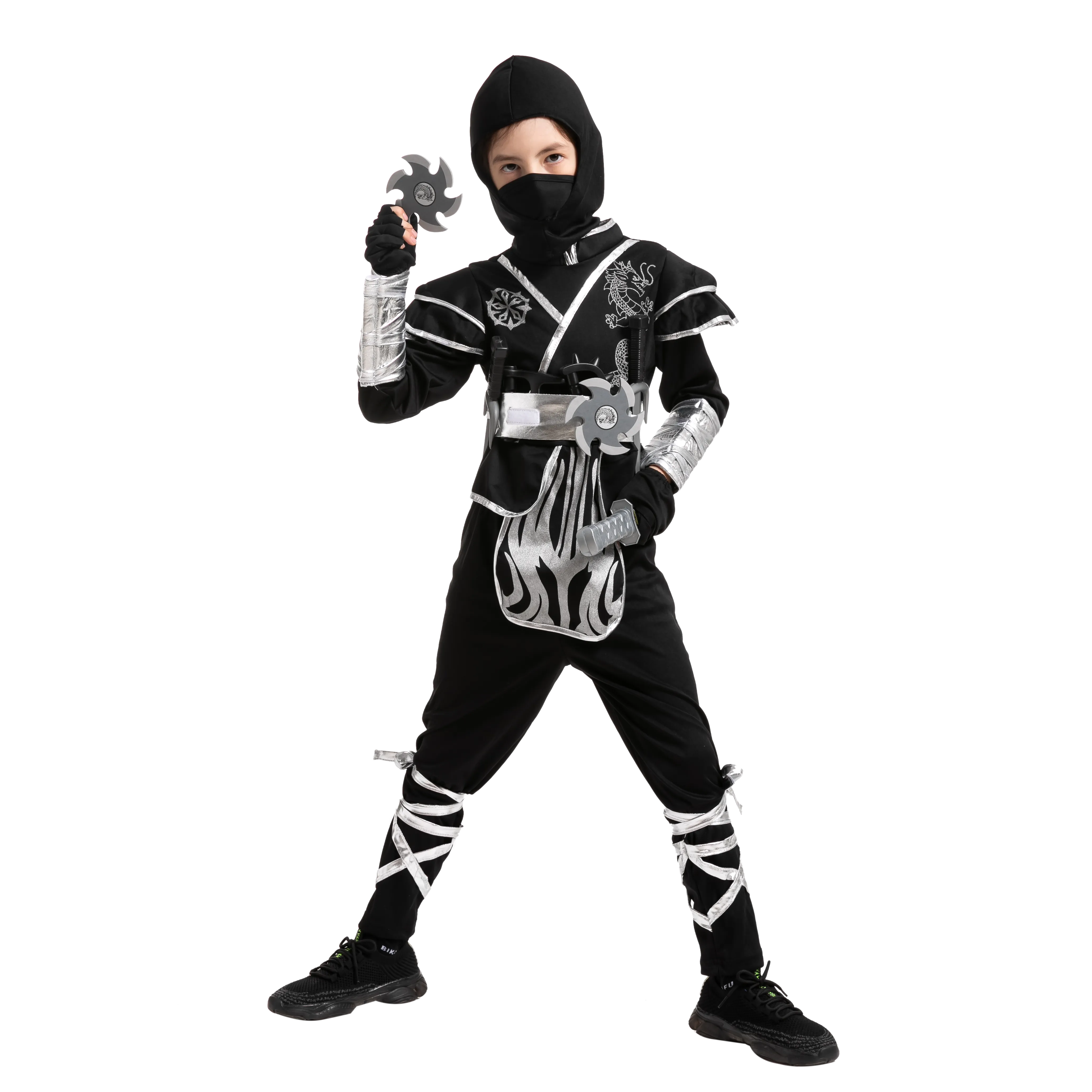 Silver Dragon Ninja Costume - Child