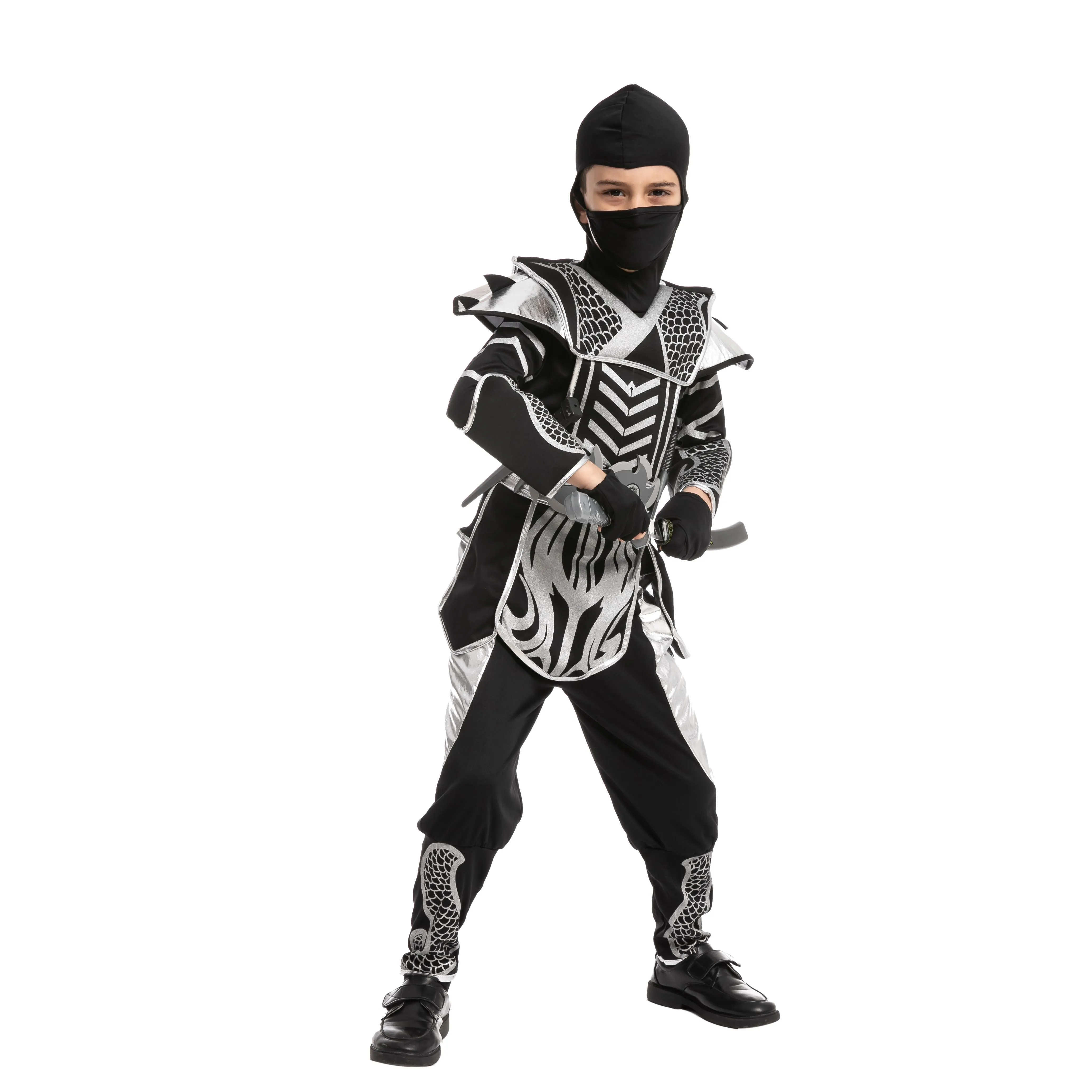 Silver Ninja Costume - Child