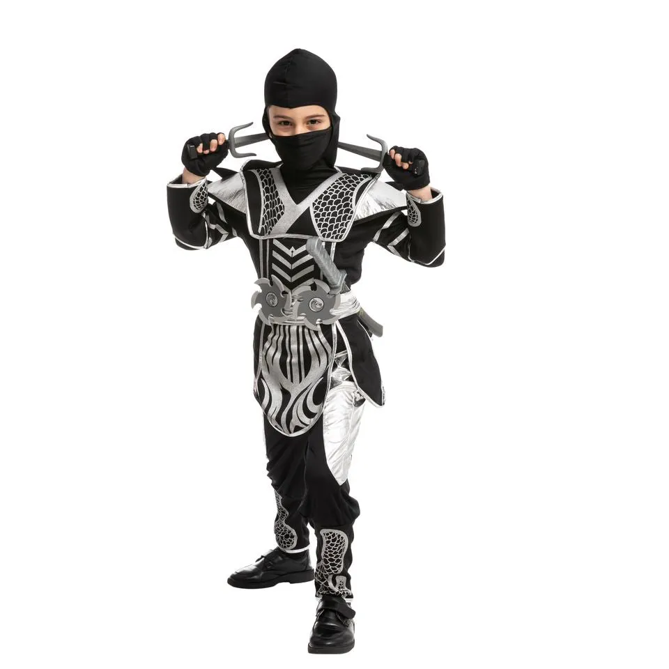 Silver Ninja Costume - Child