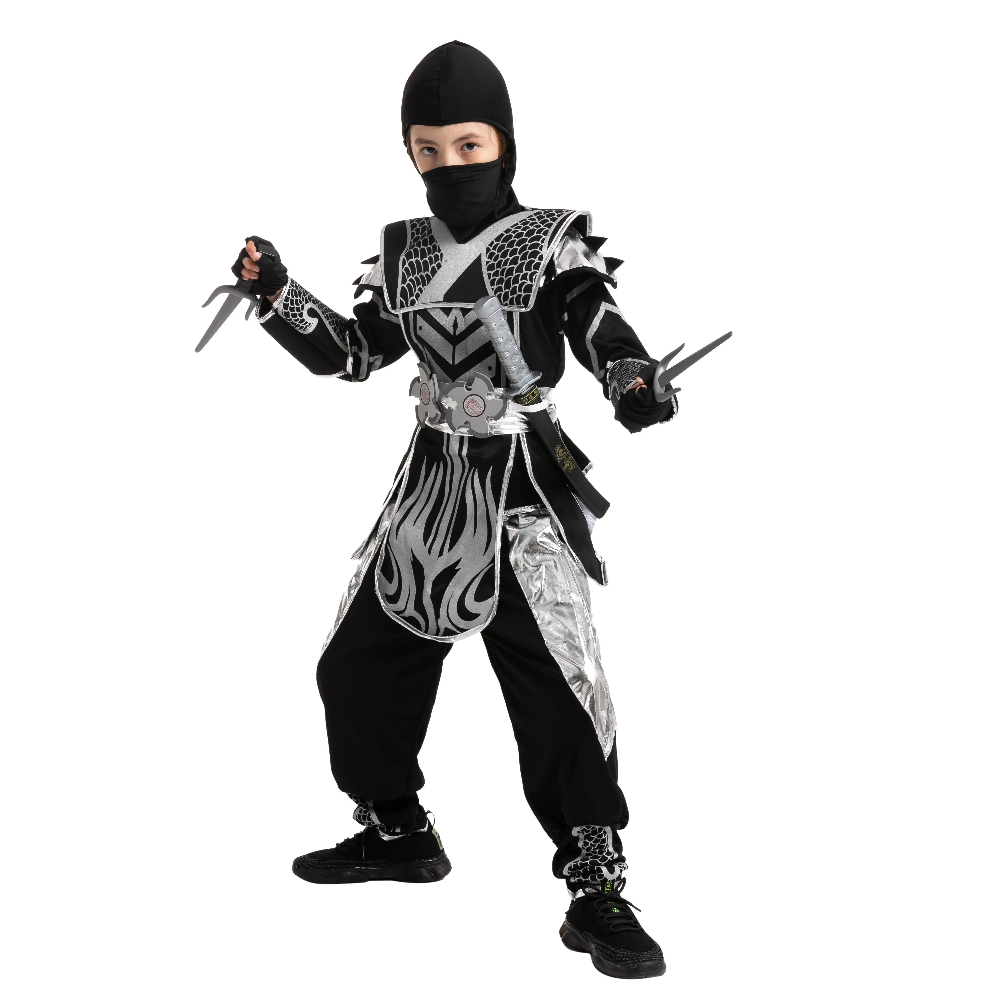 Silver Ninja Costume - Child