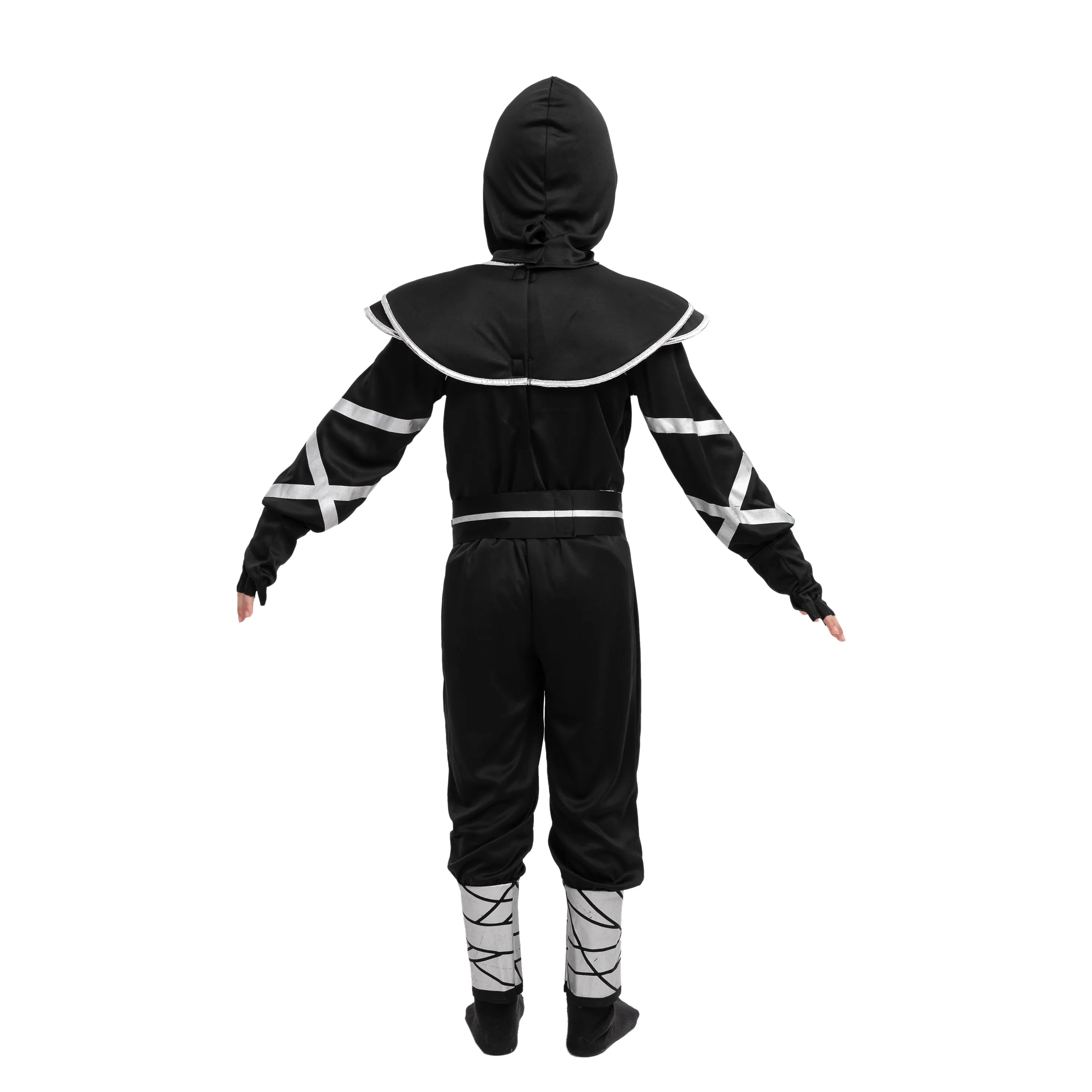 Silver Ninja Costume with Foam Accessories - Child