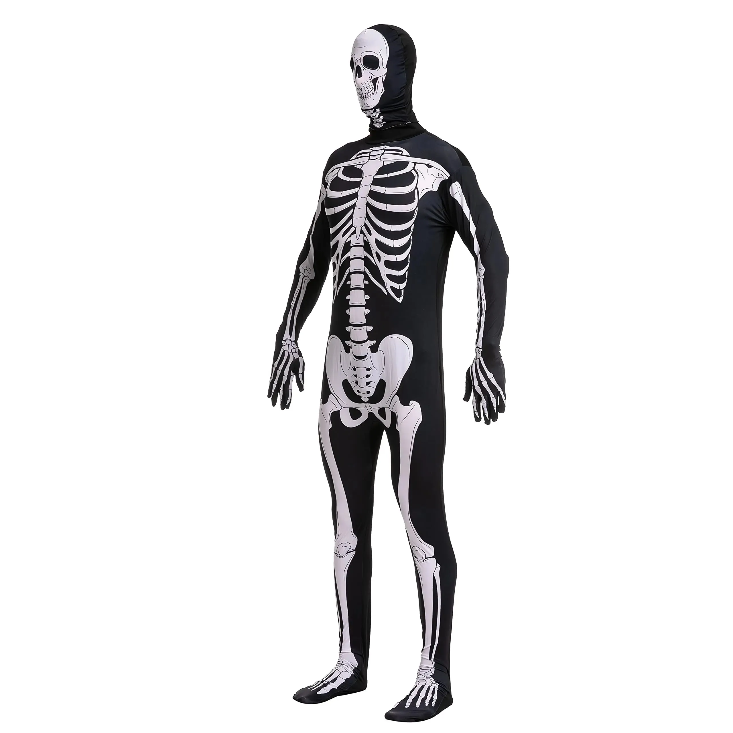 Skeleton Bodysuit Costume - Adult