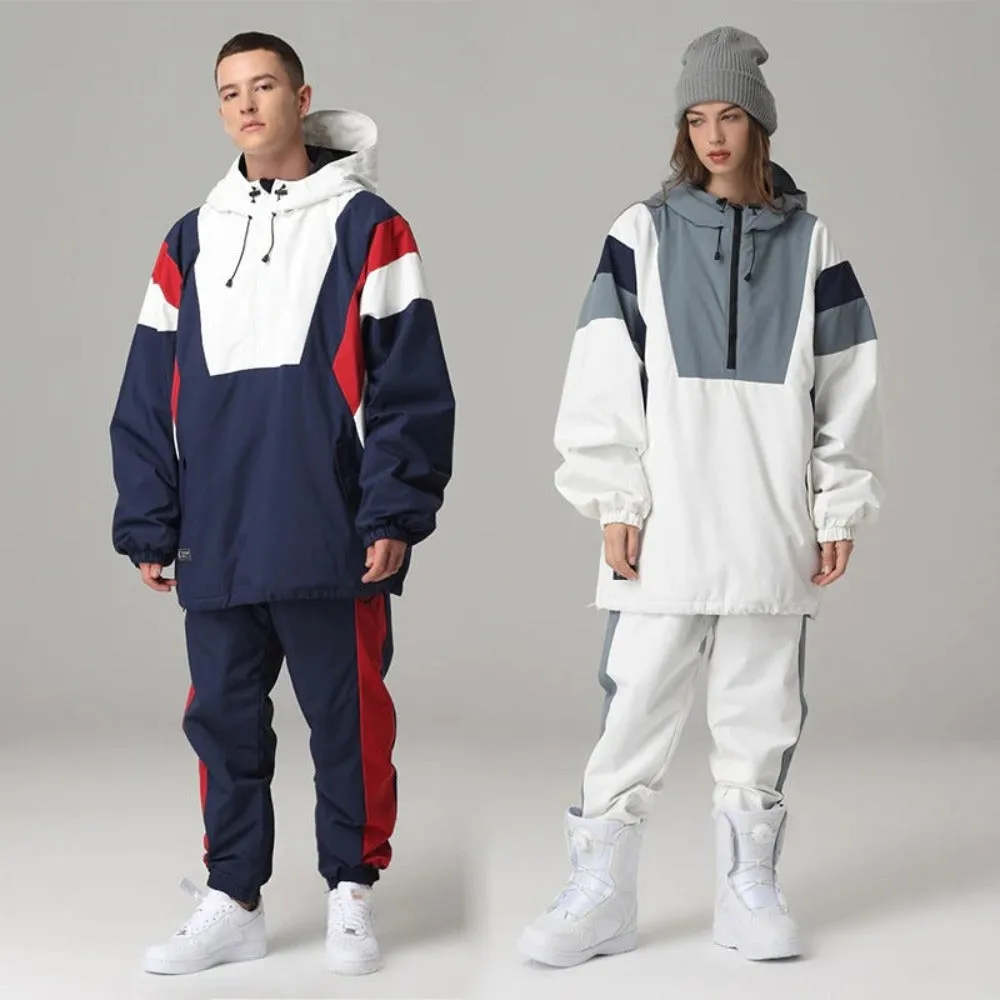 Ski Hoodie Skiing Snowboard Suit Jacket And Pants