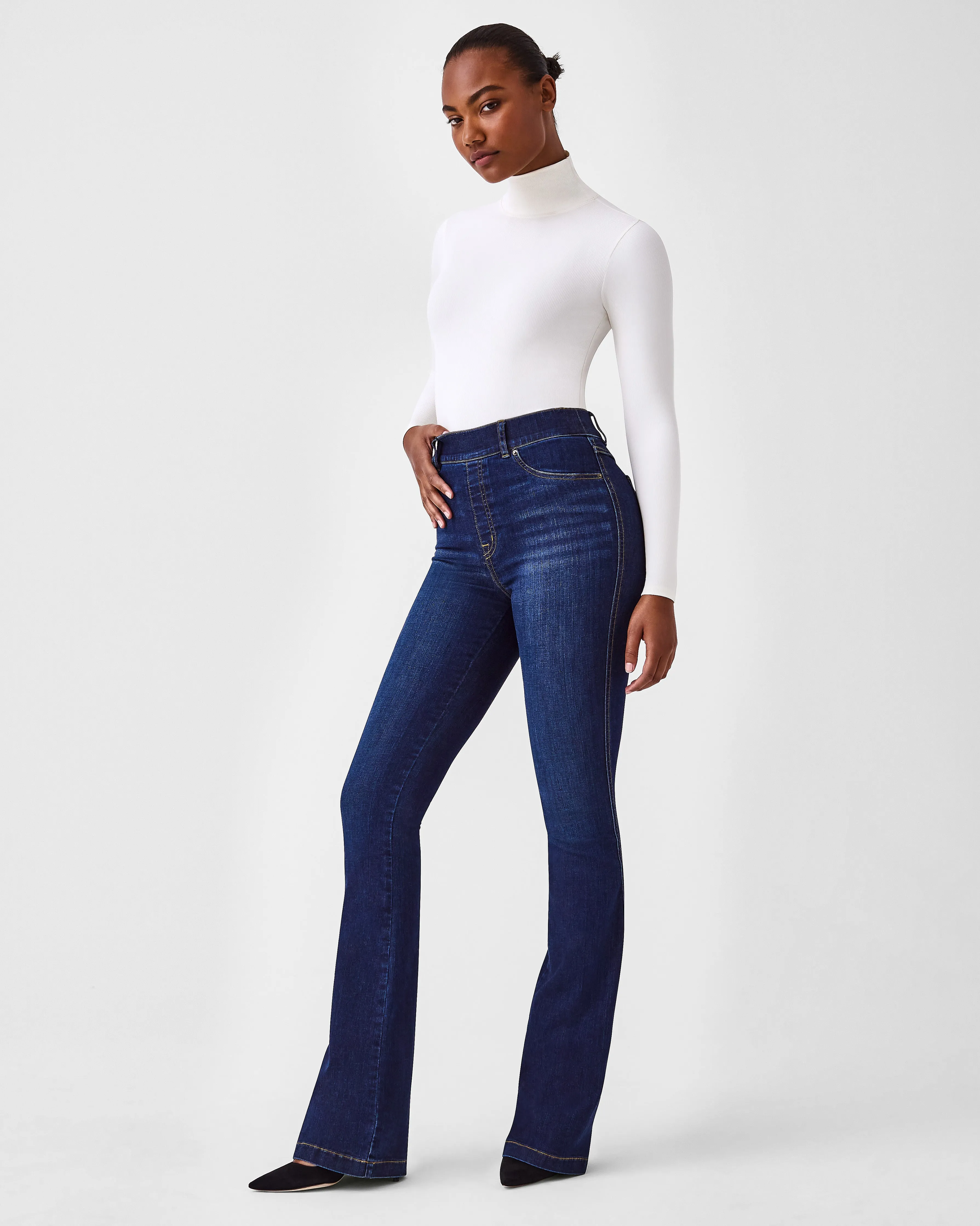 SPANXshape™ EveryWear Flare Jeans, Midnight Shade