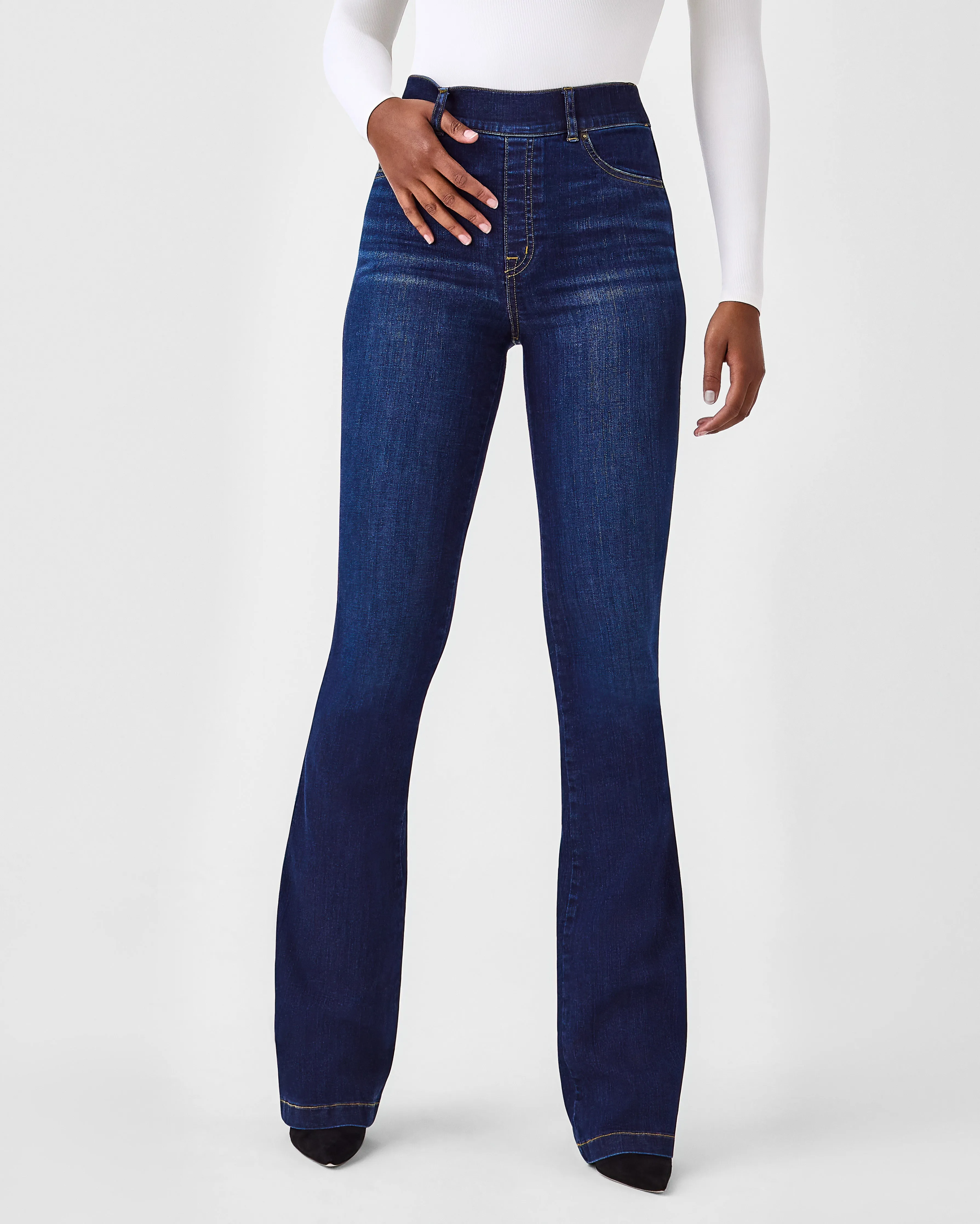 SPANXshape™ EveryWear Flare Jeans, Midnight Shade