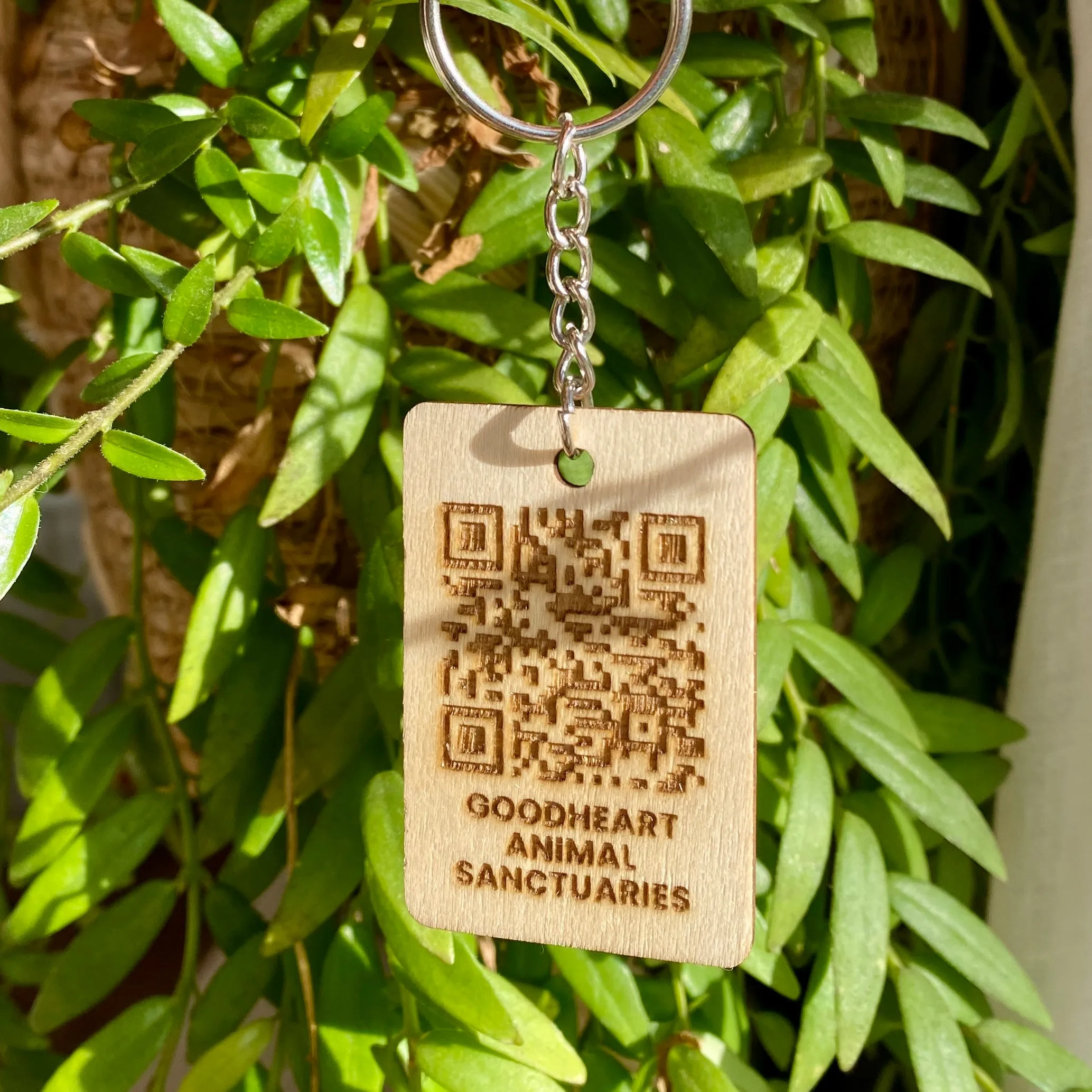 Spread the Word QR Code Keyring